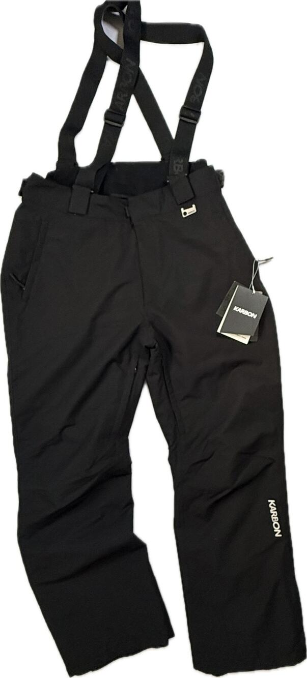 NEW KARBON Sz Lg Insulated Ski Pants Removable Suspenders Insulated Waterproof